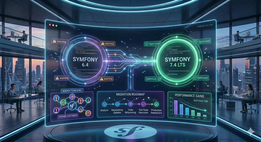 Migration Symfony 6.4 vers 7.4 LTS